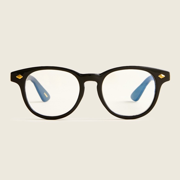 J. Crew Accessories - New JCREW Round Blue-Light Glasses in Onyx